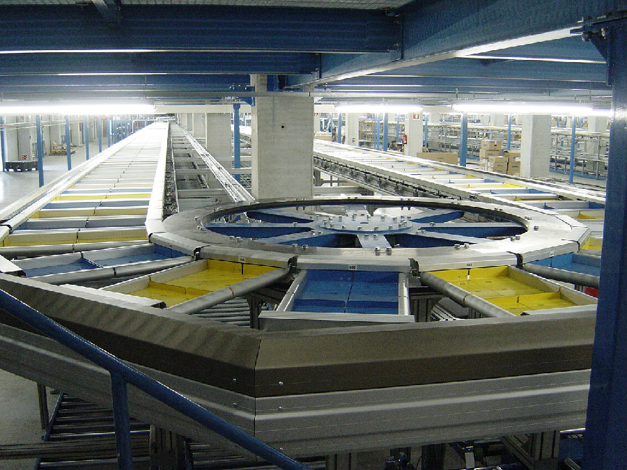 德马落袋式分拣机在快递业的应用_物流搜索网